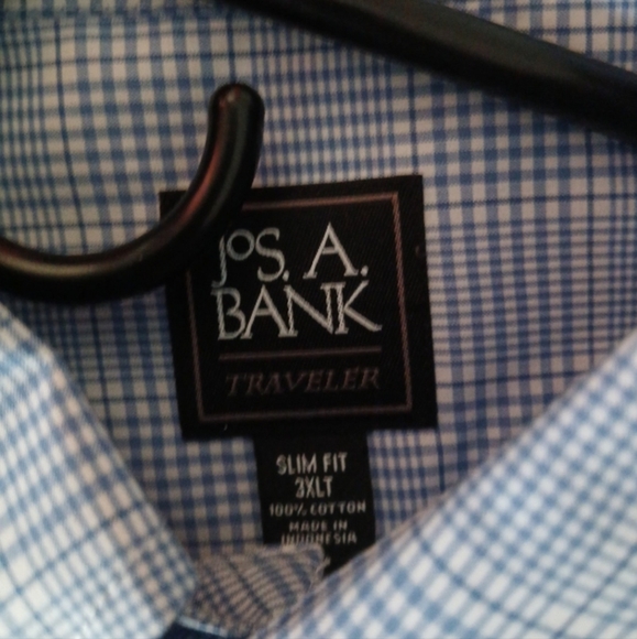 Jos.A Banks (Dress Shirt) Slim Fit 3XLT - Picture 2 of 4